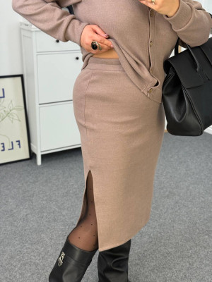 Ангоровый костюм из кофты и юбки KG-A4862T790