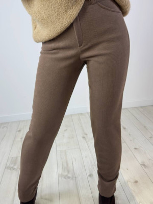 Женские вельветовые брюки на флисе KG-A575T470