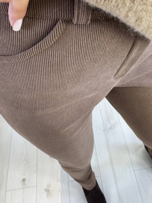 Женские вельветовые брюки на флисе KG-A575T470