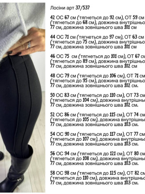 Лосіни з штрипками на флісі KG-A537.1T300