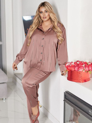 Нарядный шелковый костюм VOJ-A1047T1000