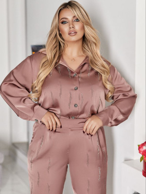 Нарядный шелковый костюм VOJ-A1047T1000