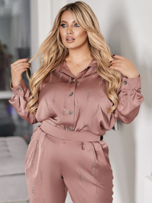 Нарядный шелковый костюм VOJ-A1047T1000