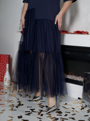 Платье с фатиновой юбкой VOJ-A1053T700