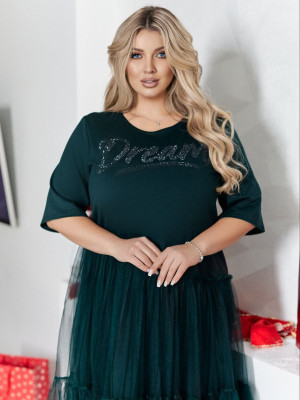 Платье с фатиновой юбкой VOJ-A1053T700