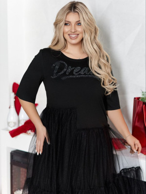 Платье с фатиновой юбкой VOJ-A1053T700