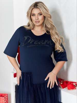 Платье с фатиновой юбкой VOJ-A1053T700