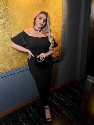 Нарядное платье с воланами на рукавах ANK-A1225.1T590