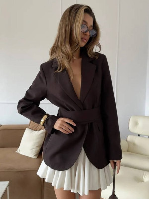 Элегантный женский пиджак с бантом KC-A3357T550