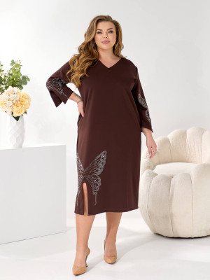 Женское платье с бабочками MOV-A219T700