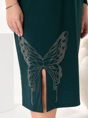 Женское платье с бабочками MOV-A219T700