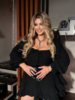 Нежное платье с корсетом сзади INS-A009T850