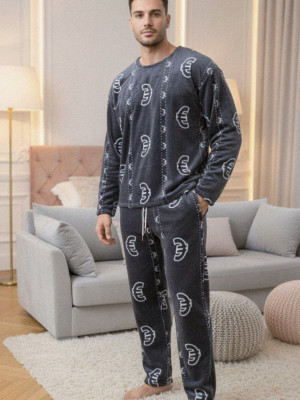 Мужская теплая пижама DG-p15564T700