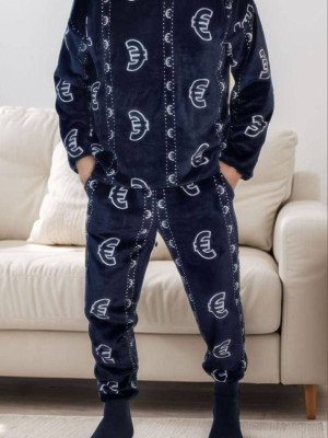 Мужская теплая пижама DG-p15564T700