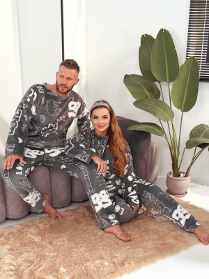 Теплая унисекс пижамка DG-p15592T700