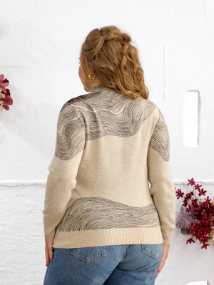 Женская кофта на молнии MAX-A633T650