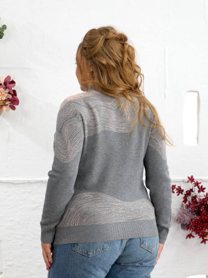 Женская кофта на молнии MAX-A633T650