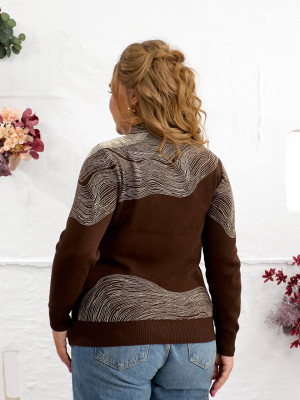 Женская кофта на молнии MAX-A633T650