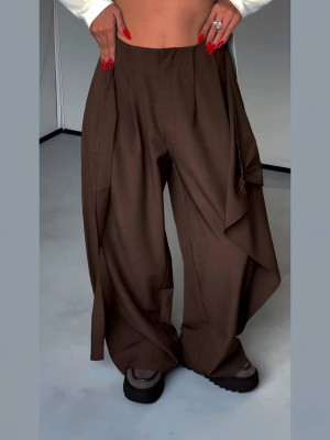 Брюки-султанки с запахом спереди KC-A0519T500