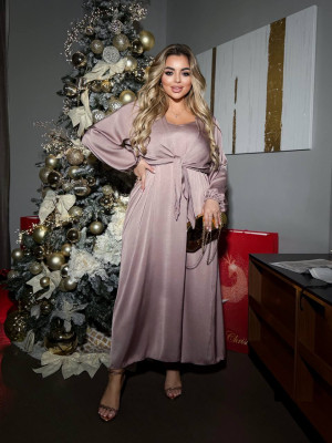 Длинное платье с накидкой ET-A8933T750