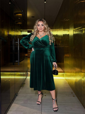 Оксамитова сукня міді MA-N2165T680