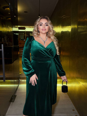 Оксамитова сукня міді MA-N2165T680