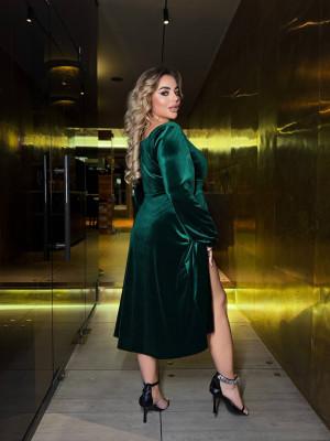 Оксамитова сукня міді MA-N2165T680