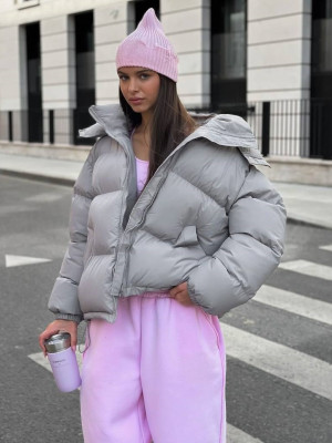 Теплая oversize куртка LUC-A1128T1099