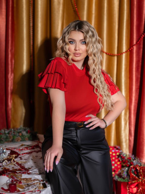 Джогеры из эко кожи ET-A8925T500