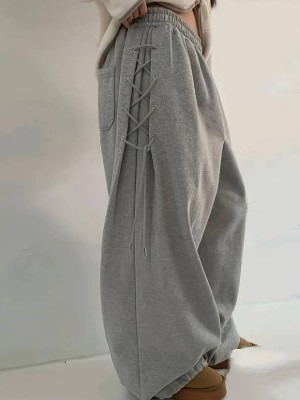 Утепленные оверсайз штаны DMP-A1853T370