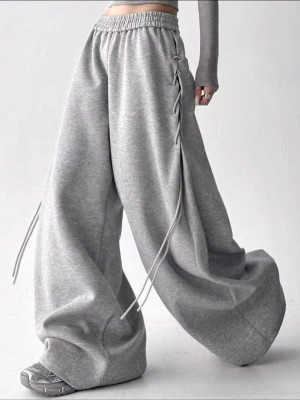 Утепленные оверсайз штаны DMP-A1853T370