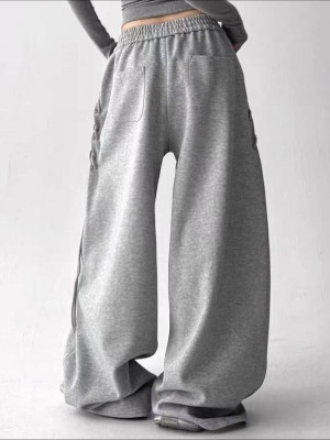 Утепленные оверсайз штаны DMP-A1853T370