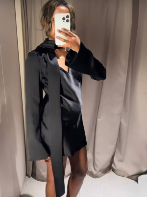 Нарядное шелковое платье SF-A5678T500