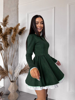 Стильное платье с кружевом VM-A10495T560