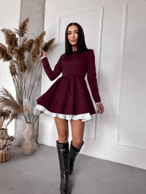 Стильное платье с кружевом VM-A10495T560