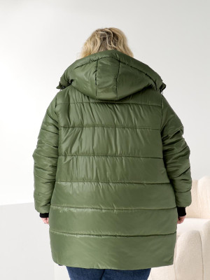 Удлиненная теплая куртка DV-R4428T1200