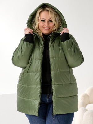 Удлиненная теплая куртка DV-R4428T1200