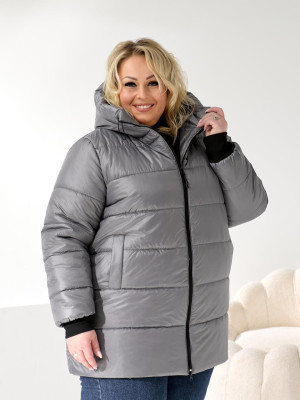 Удлиненная теплая куртка DV-R4428T1200