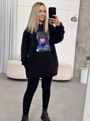 Удлиненный oversize батник IMMA-A427T480