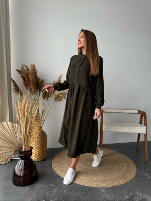 Стильное платье из вельвета IMMA-A154T520