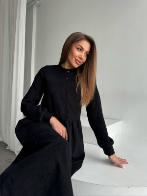 Стильное платье из вельвета IMMA-A154T520