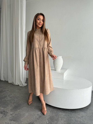 Стильное платье из вельвета IMMA-A154T520