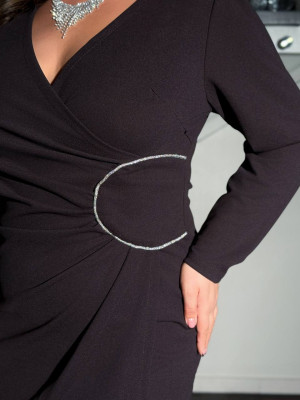 Стильное платье с эффектом запаха DV-AR5484T560