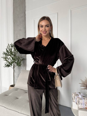 Бархатный костюм ANA-A1703T17