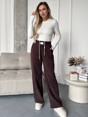 Брюки вельветовые на флисе ANA-A1705T16