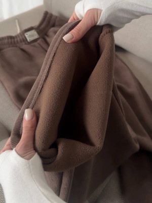 Брюки вельветовые на флисе ANA-A1705T16