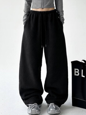 Женские оверсайз штаны из флиса DMP-R1884T320