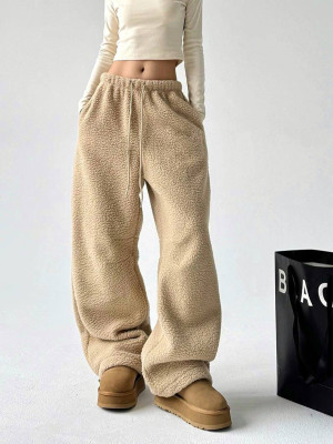 Женские оверсайз штаны из флиса DMP-R1884T320