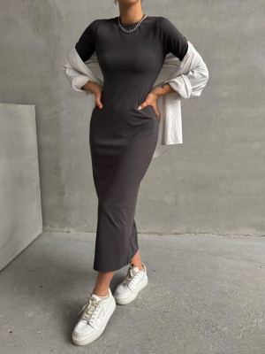 Базова однотонна сукня DMP-R1454T300