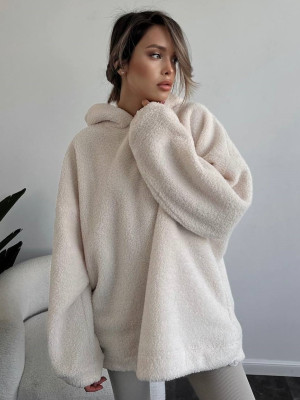 Плюшевое женское худи DMP-R1193T380